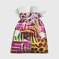 Подарочный мешок Африканские яркие мотивы
