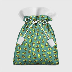 Мешок для подарков Веселый авокадо, цвет: 3D-принт
