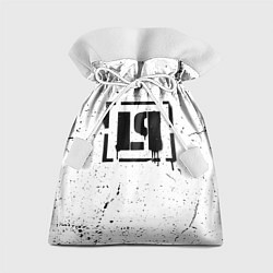 Мешок для подарков Linkin Park брызги краски, цвет: 3D-принт