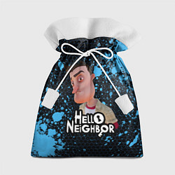 Мешок для подарков Hello Neighbor Привет сосед Ник Рот, цвет: 3D-принт