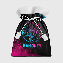 Мешок для подарков Ramones Neon Gradient, цвет: 3D-принт