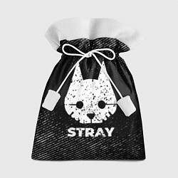 Мешок для подарков Stray с потертостями на темном фоне, цвет: 3D-принт