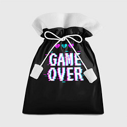 Мешок для подарков Game Over Pixels, цвет: 3D-принт