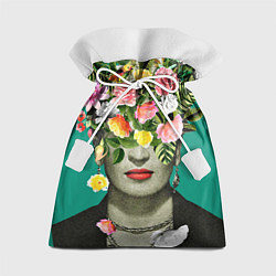 Мешок для подарков Фрида Кало - Арт Портрет, цвет: 3D-принт