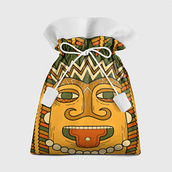 Мешок для подарков Polynesian tiki CHILLING, цвет: 3D-принт