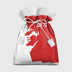 Мешок для подарков СССР Владимир Ильич Ленин, цвет: 3D-принт