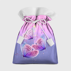 Мешок для подарков BTS красивые бабочки, цвет: 3D-принт