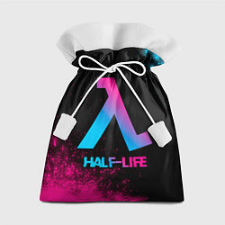 Мешок для подарков Half-Life - neon gradient, цвет: 3D-принт