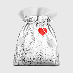 Мешок для подарков Сердце карандашом, цвет: 3D-принт