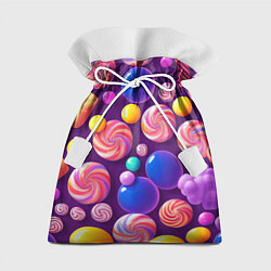 Мешок для подарков Сладости для радости, цвет: 3D-принт