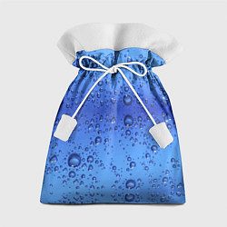 Мешок для подарков Капли воды - текстура, цвет: 3D-принт