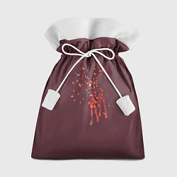 Мешок для подарков Осенний олень с птицей, цвет: 3D-принт