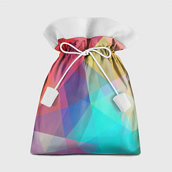 Мешок для подарков Нежный разноцветный фон, цвет: 3D-принт