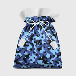 Мешок для подарков Камуфляж Sky Blue, цвет: 3D-принт
