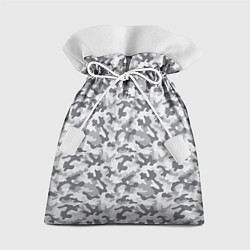 Мешок для подарков Камуфляж зимний мелкий, цвет: 3D-принт