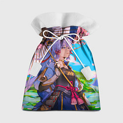 Мешок для подарков Аяка с зонтиком, цвет: 3D-принт