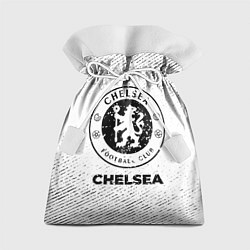 Мешок для подарков Chelsea с потертостями на светлом фоне, цвет: 3D-принт