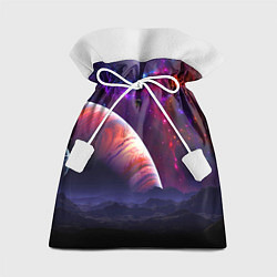 Мешок для подарков Бесконечное космическое пространство - Планета, цвет: 3D-принт