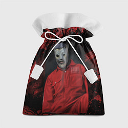 Мешок для подарков Slipknot red & black, цвет: 3D-принт