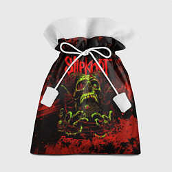 Мешок для подарков Slipknot череп, цвет: 3D-принт