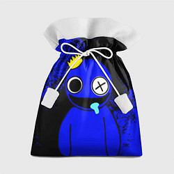 Мешок для подарков Радужные друзья: улыбчивый Синий, цвет: 3D-принт