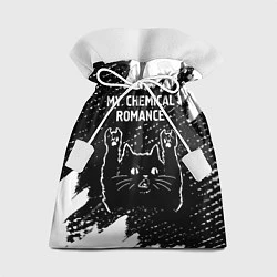 Мешок для подарков Группа My Chemical Romance и рок кот, цвет: 3D-принт