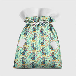 Мешок для подарков Год кролика Узор, цвет: 3D-принт