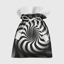 Мешок для подарков Объёмная спираль - оптическая иллюзия, цвет: 3D-принт