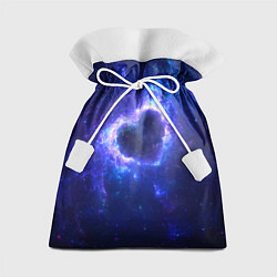 Мешок для подарков Галактика любви - neon heart, цвет: 3D-принт