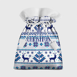 Мешок для подарков Happy new year, merry christmas, цвет: 3D-принт