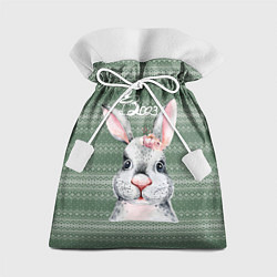 Мешок для подарков Кролик - 2023, цвет: 3D-принт
