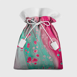 Мешок для подарков Розовые и голубые краски, цвет: 3D-принт