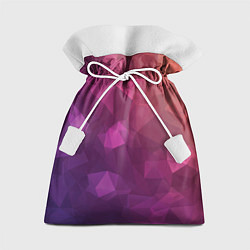 Мешок для подарков Разноцветные полигоны, цвет: 3D-принт