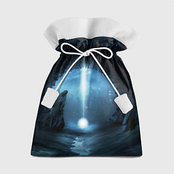 Мешок для подарков Тёмная арка и свет в космосе, цвет: 3D-принт