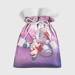 Мешок для подарков Обезьянка в космосе, цвет: 3D-принт