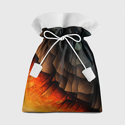 Мешок для подарков Абстракция текстуры пышных юбок, цвет: 3D-принт