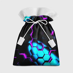 Мешок для подарков Неоновая броня fortnite, цвет: 3D-принт