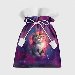 Мешок для подарков Космически котенок, цвет: 3D-принт