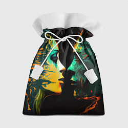 Мешок для подарков Краски любви, цвет: 3D-принт