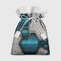 Мешок для подарков Cyber texture abstraction, цвет: 3D-принт