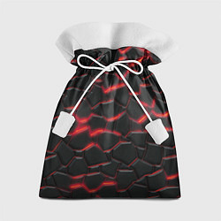 Мешок для подарков Красный неон и плиты, цвет: 3D-принт