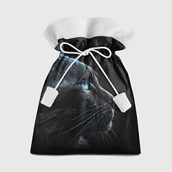 Мешок для подарков Кошечка с голубыми глазками, цвет: 3D-принт