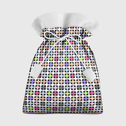 Мешок для подарков Разноцветный геометрический рисунок, цвет: 3D-принт