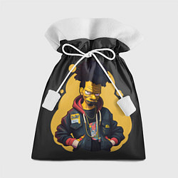 Мешок для подарков Rap Simpson, цвет: 3D-принт