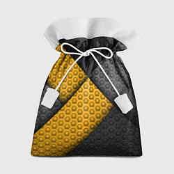 Мешок для подарков Желтая текстурная линия, цвет: 3D-принт