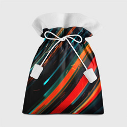 Мешок для подарков Искры огня на полосах, цвет: 3D-принт