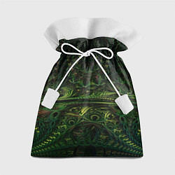 Мешок для подарков Зелёные древние скрижали паттерн, цвет: 3D-принт