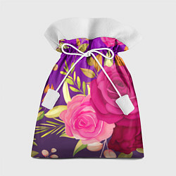 Мешок для подарков Композиция из роз, цвет: 3D-принт