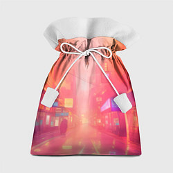 Мешок для подарков Улица Токио-арт, цвет: 3D-принт