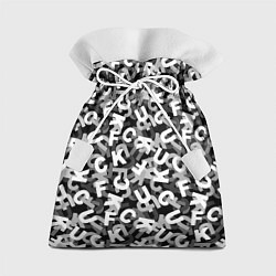 Мешок для подарков Fuck - буквы, цвет: 3D-принт